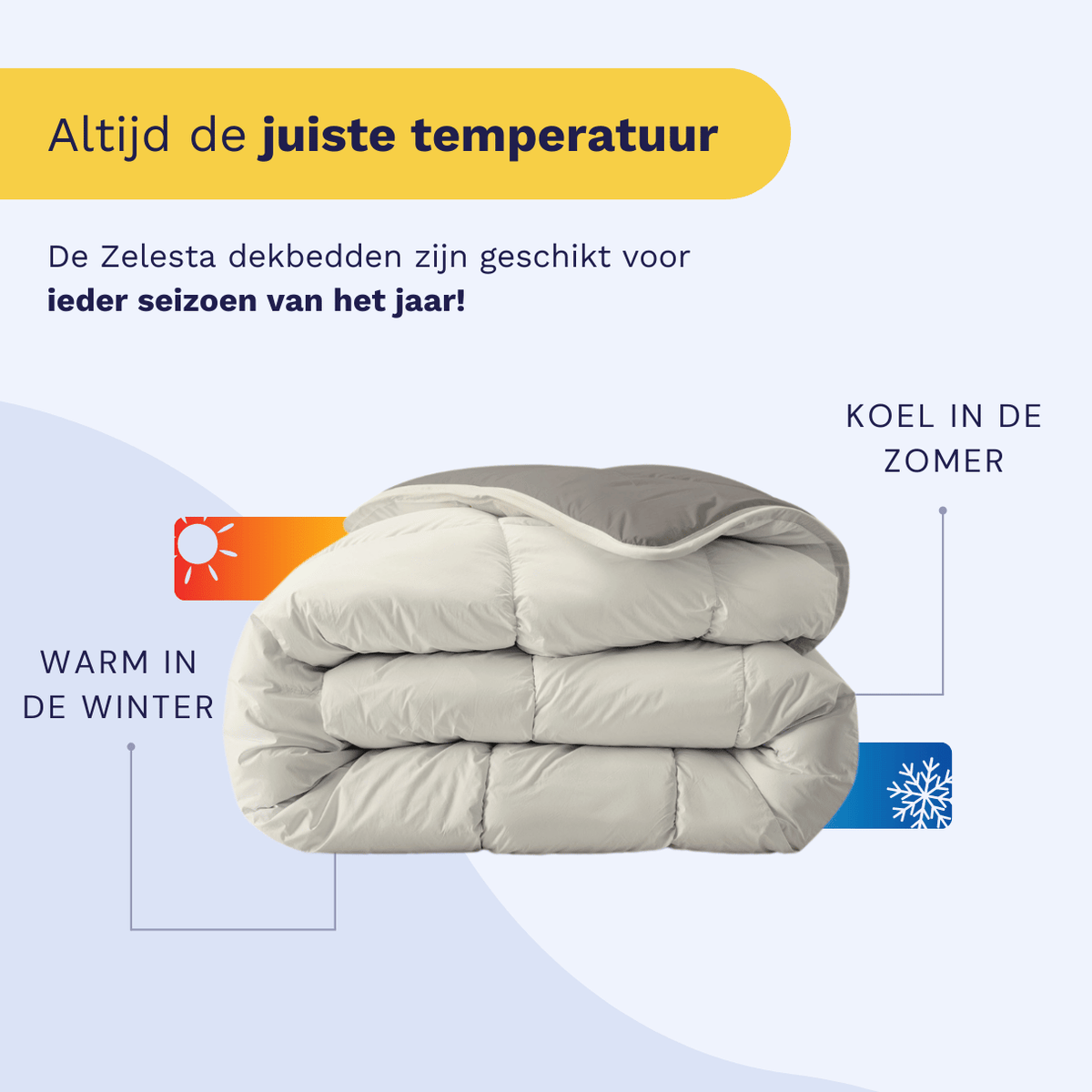 Zelesta Royalbed - Tender Gray & Cream