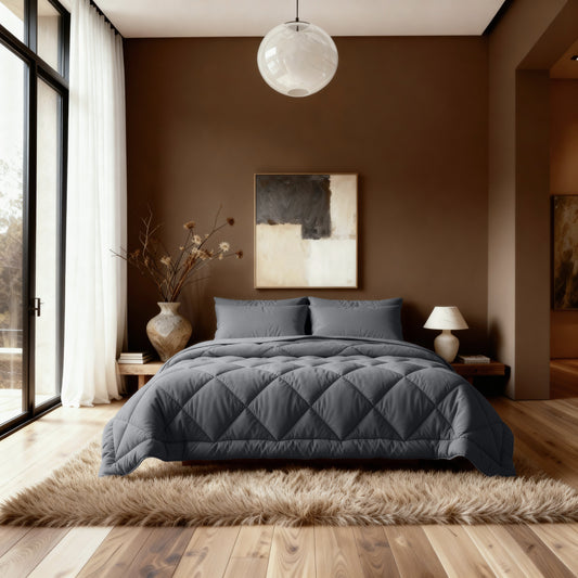 Zelesta Comfort Uni Diamond Dekbed - Antraciet