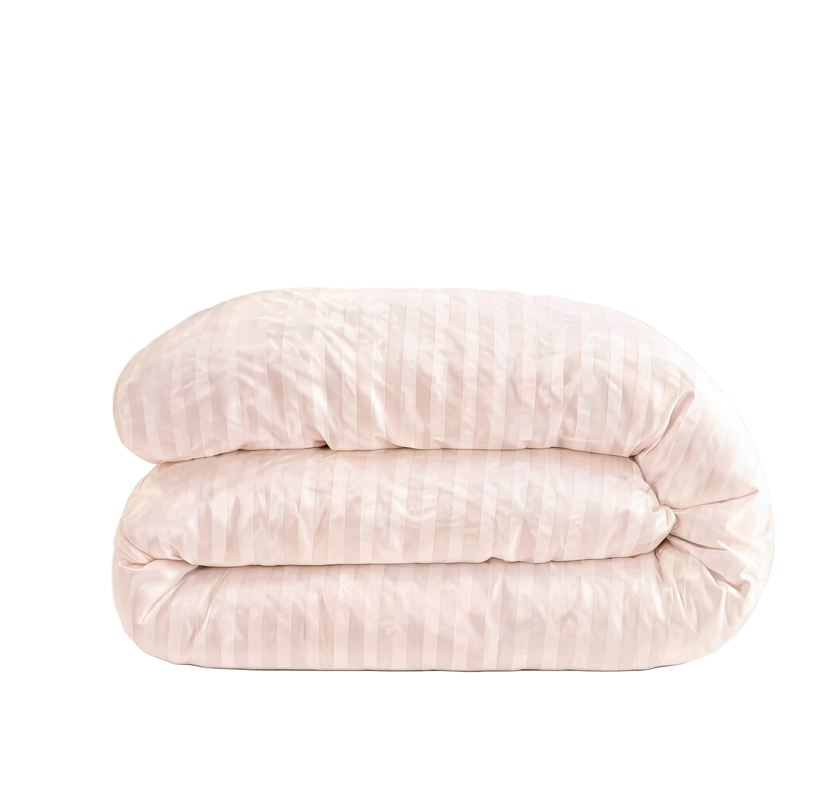 Zelesta Deluxe Hotel Stripe Satin Cotton Duvet - Pink