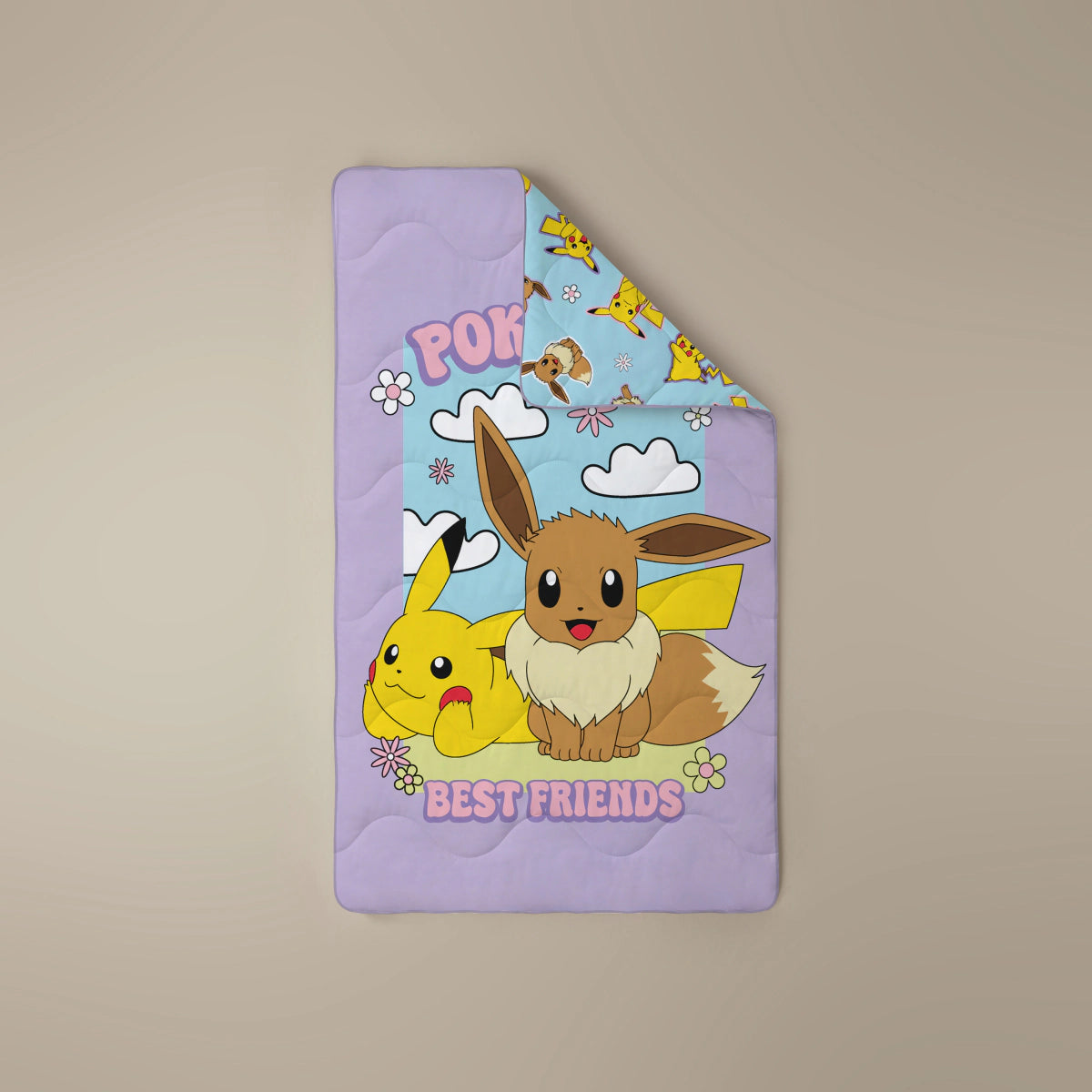 Kids Dekbed - Pokémon - Pikachu & Eevee