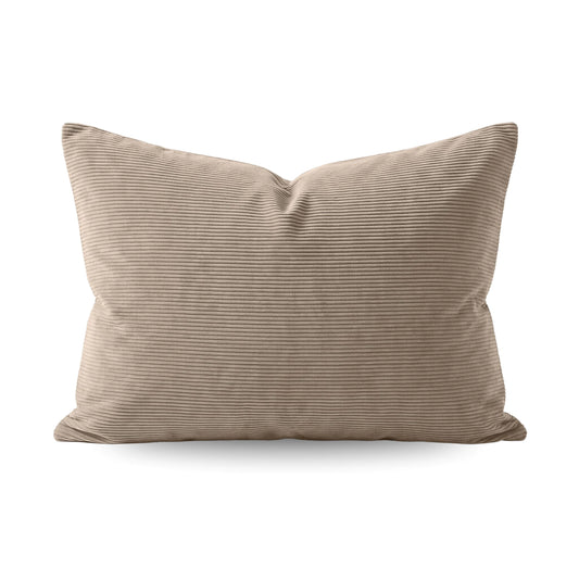 Zelesta Special Corduroy Percale Cotton Pillowcase Set Of 2 - Taupe