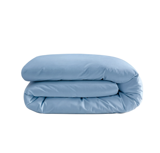 Zelesta Pure Uni Naadloos Katoenen Dekbed - Soft Chambray Blauw