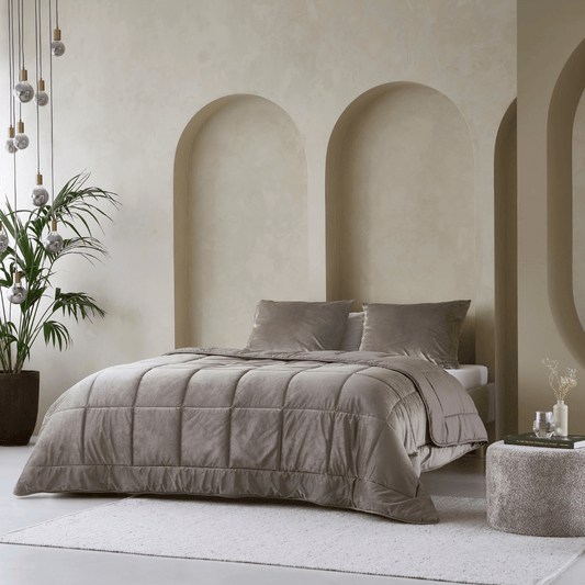 Zelesta Special Velvet Dekbed - Taupe