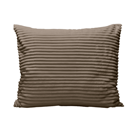 Zelesta Special Teddy Groove Kussensloop Set Van 2 - Taupe