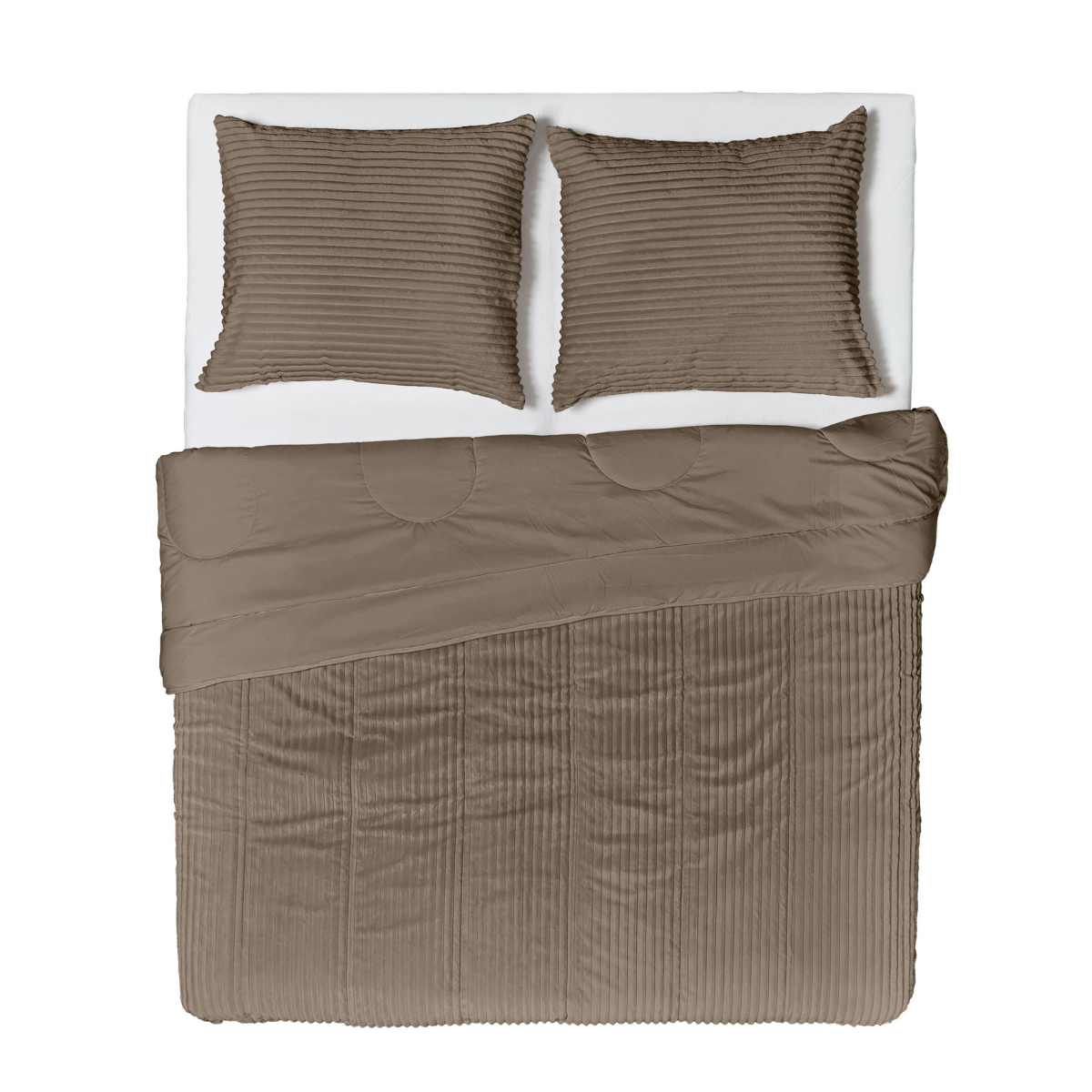 Zelesta Special Teddy Groove Dekbed - Taupe
