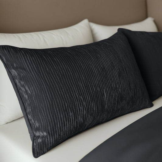 Zelesta Special Velvet Chique Kussensloop Set van 2 - Antraciet