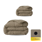 Zelesta Comfort Uni 4-seizoenen dekbed - Natuurlijk taupe