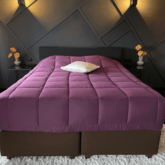 Zelesta Everyday Duo Dekbed - Paars & Antraciet