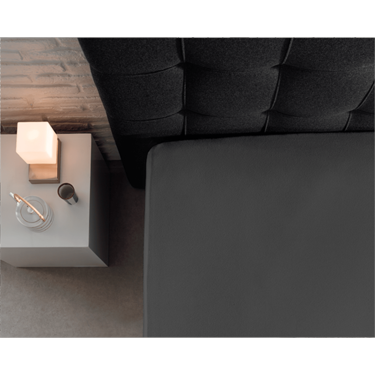 Zelesta Single Jersey Fitted Sheet Anthracite image