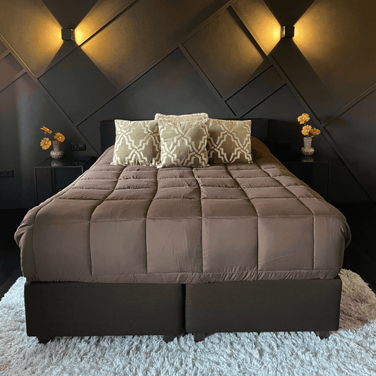 Zelesta Everyday Duo Dekbed - Chocolade & Koraal