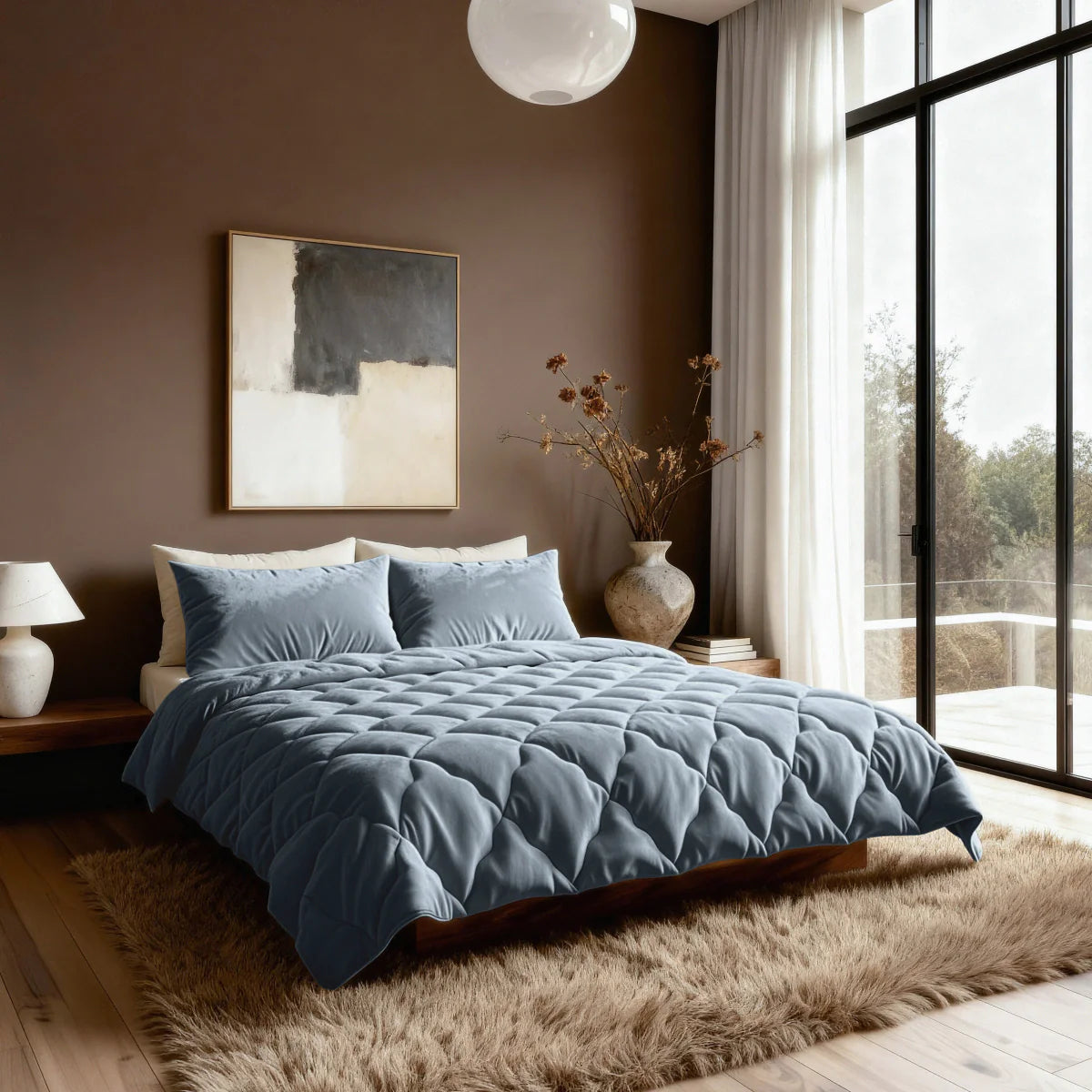 Zelesta Special Flanellen Uni Dekbed - Blauw