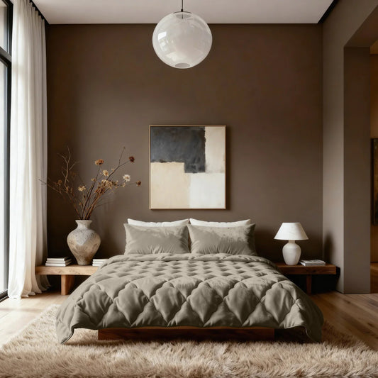 Zelesta Special Flanellen Uni Dekbed - Taupe