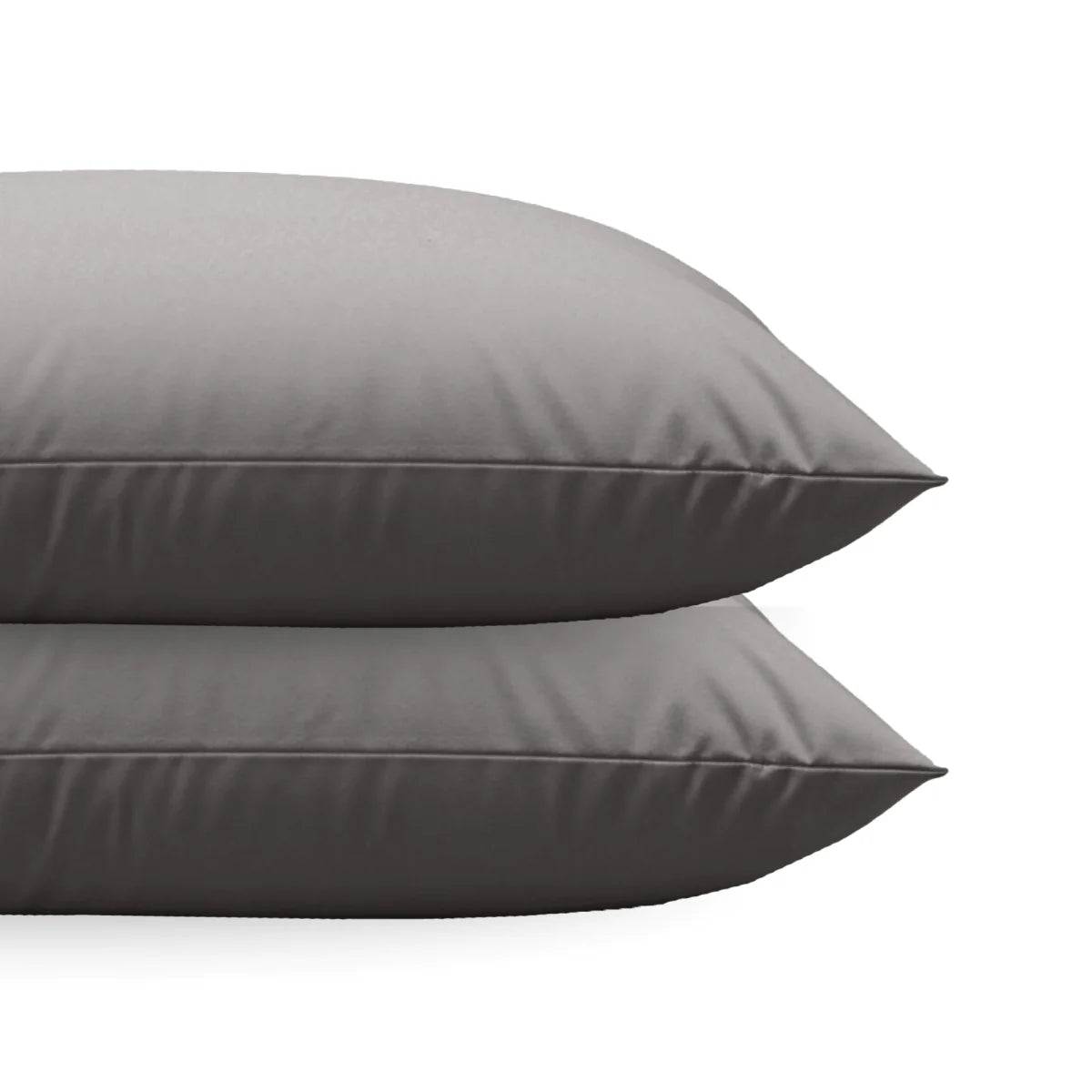 Zelesta Comfort Uni Diamond Kussenslopen Set Van 2 - Bruin-Grijs
