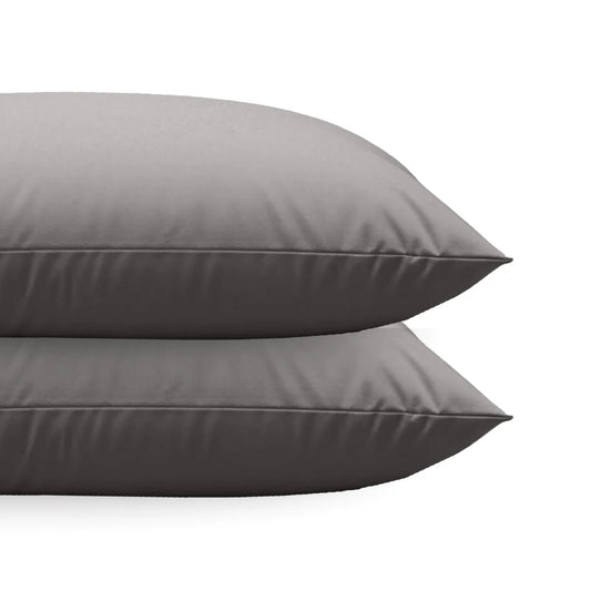 Zelesta Comfort Uni Diamond Kussenslopen Set Van 2 - Bruin-Grijs