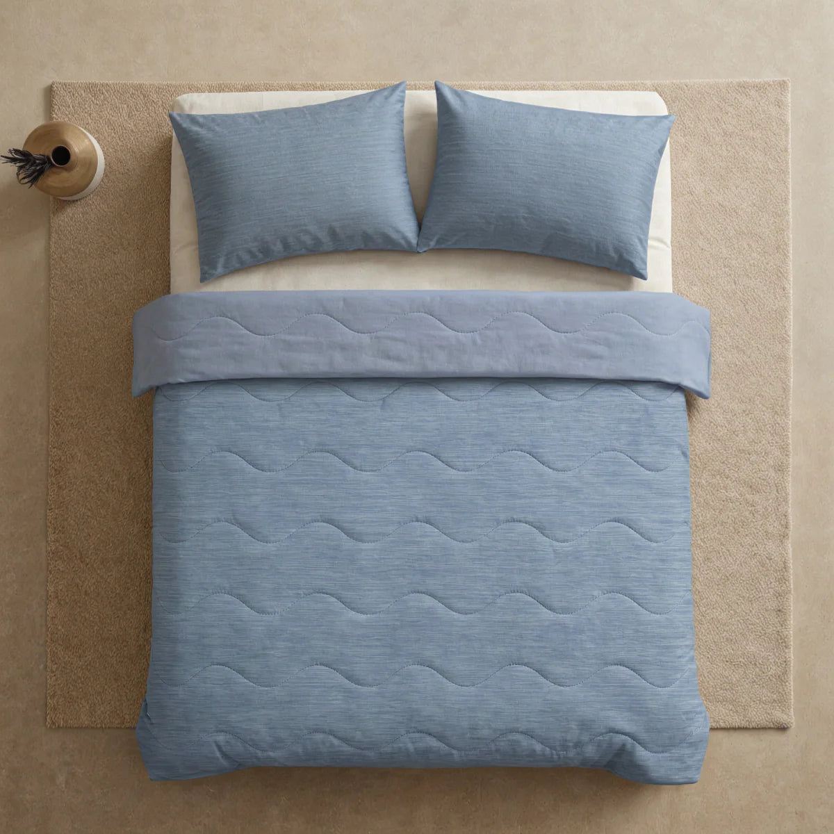 Zelesta Special Cooling Blend Summer Duvet - Serene Blue