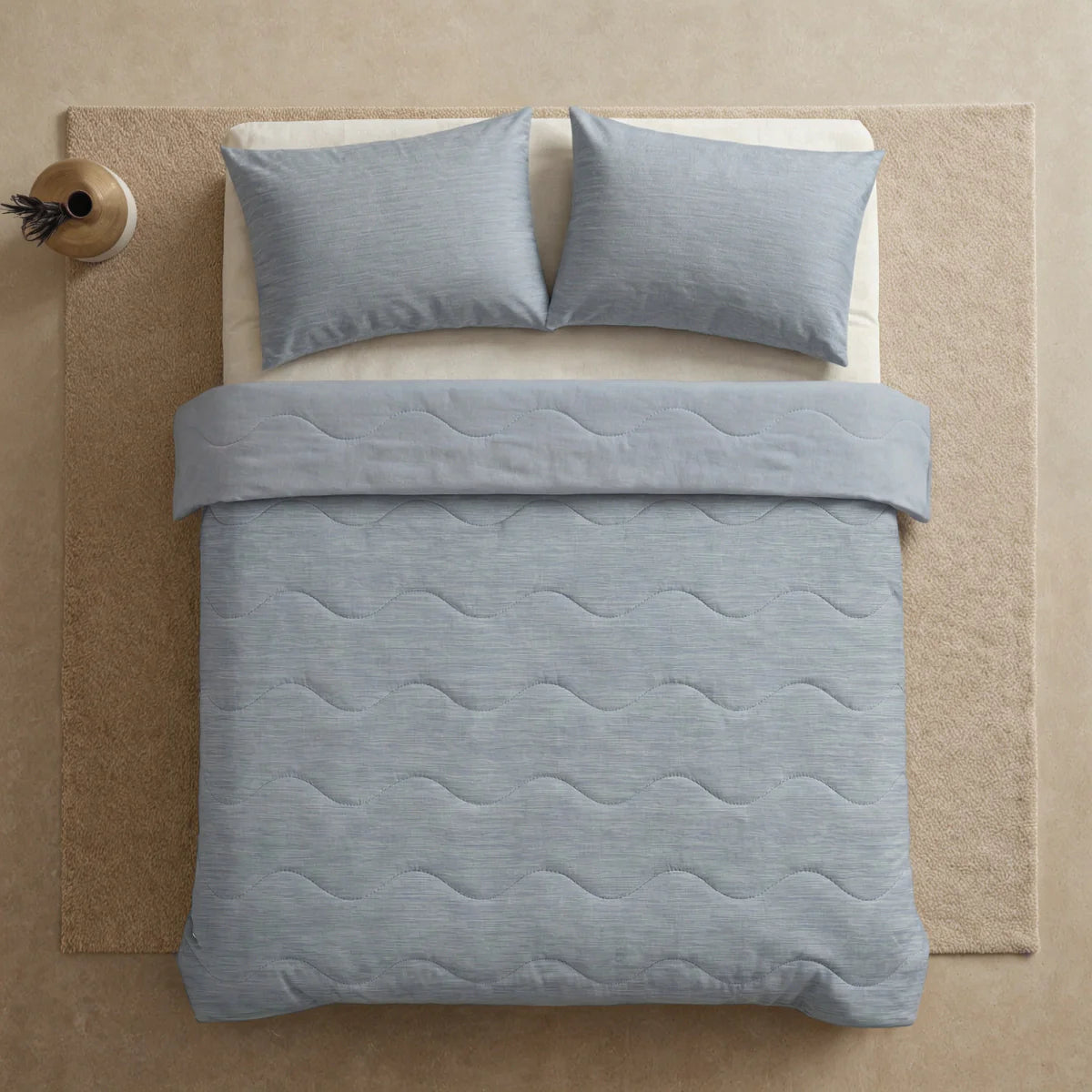 Zelesta Special Cooling Blend Summer Duvet - Warm Grey Linen