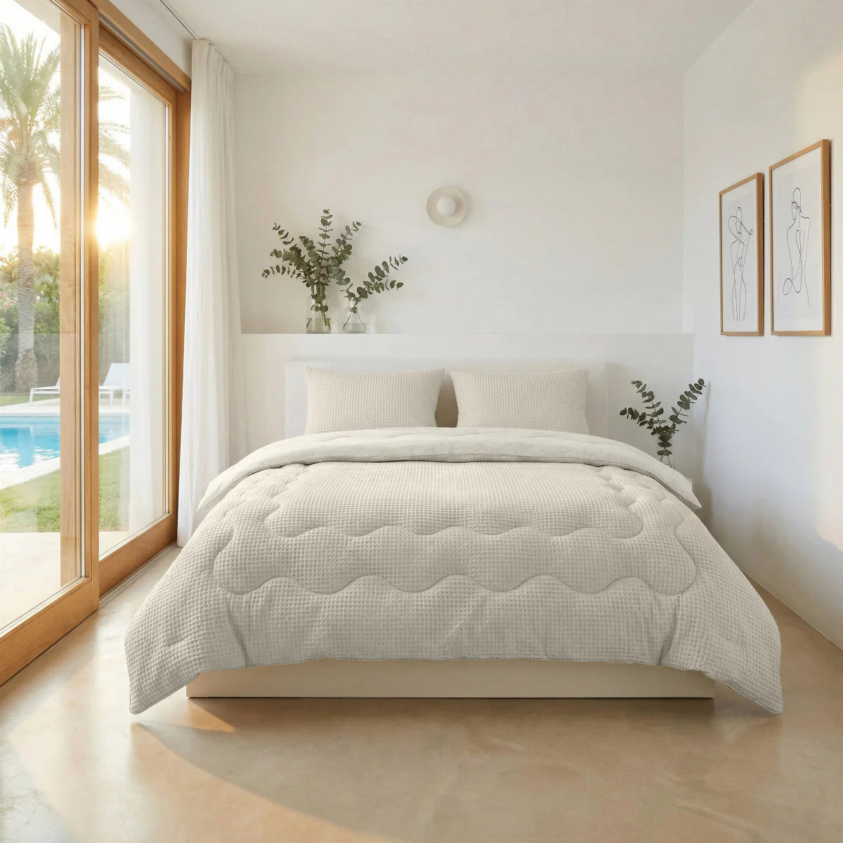 Zelesta Special Cooling Serene Summer Duvet - Cream White