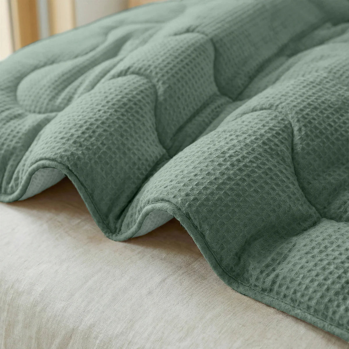 Zelesta Special Cooling Serene Zomerdekbed - Saliegroen