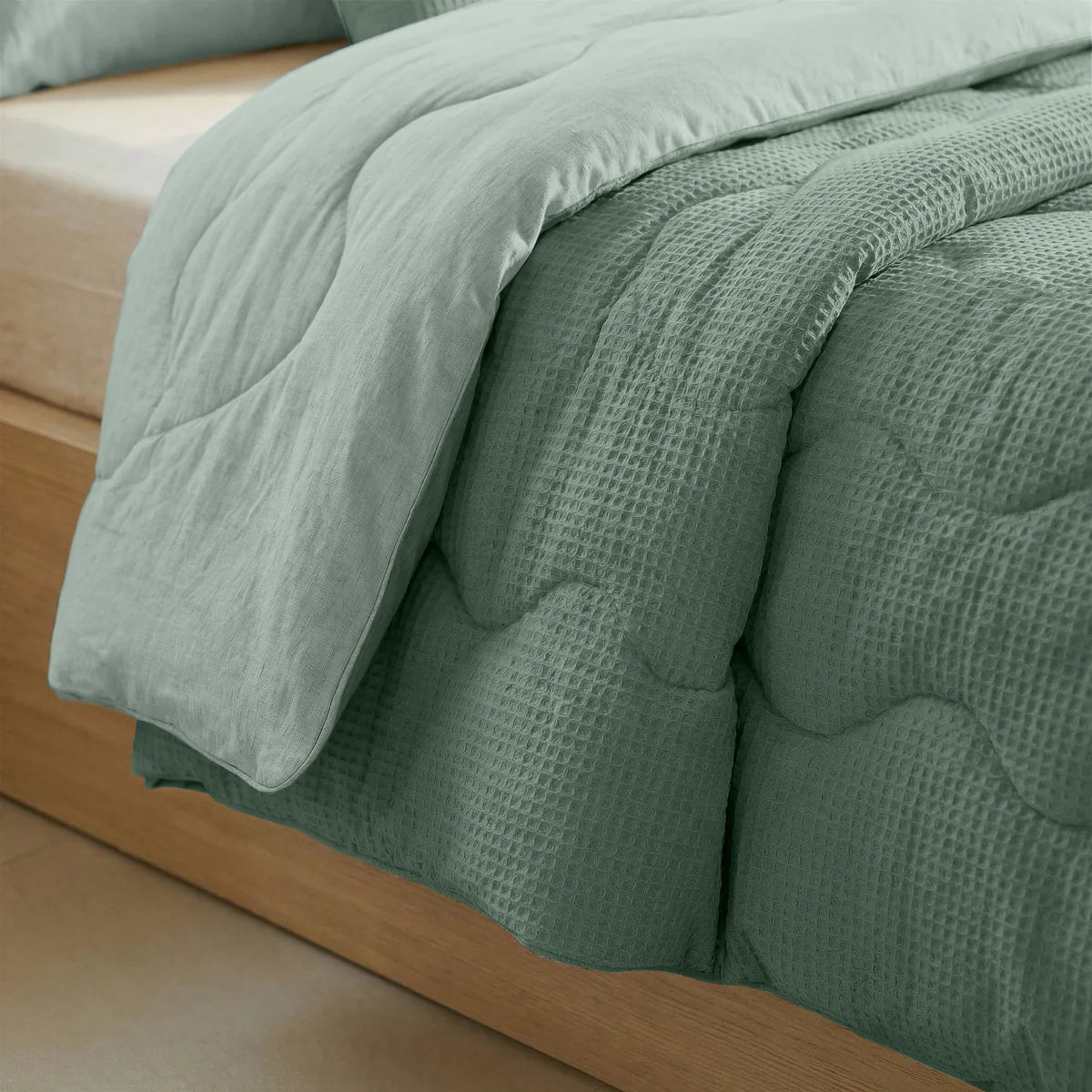 Zelesta Special Cooling Serene Zomerdekbed - Saliegroen