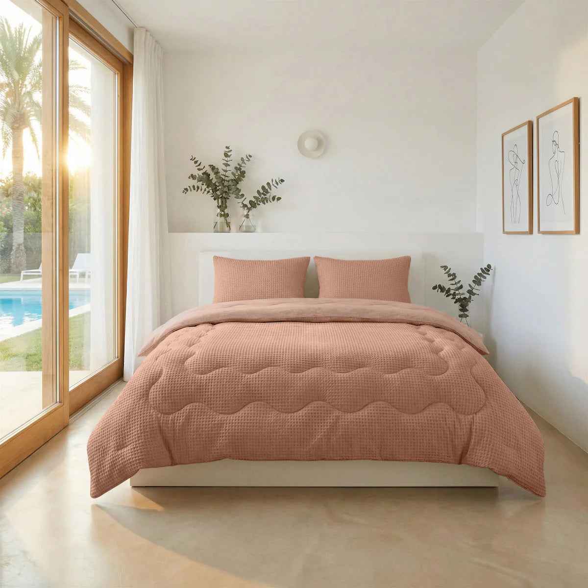Zelesta Special Cooling Serene Zomerdekbed - Terracotta Roze
