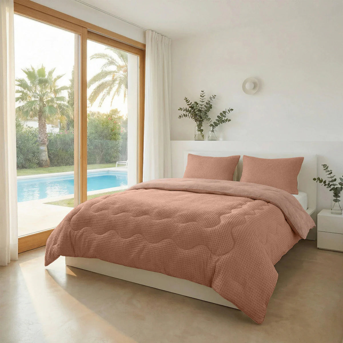 Zelesta Special Cooling Serene Zomerdekbed - Terracotta Roze