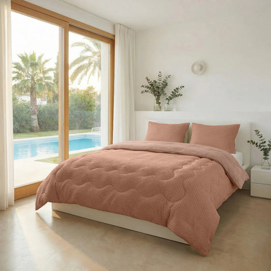 Zelesta Special Cooling Serene Zomerdekbed - Terracotta Roze