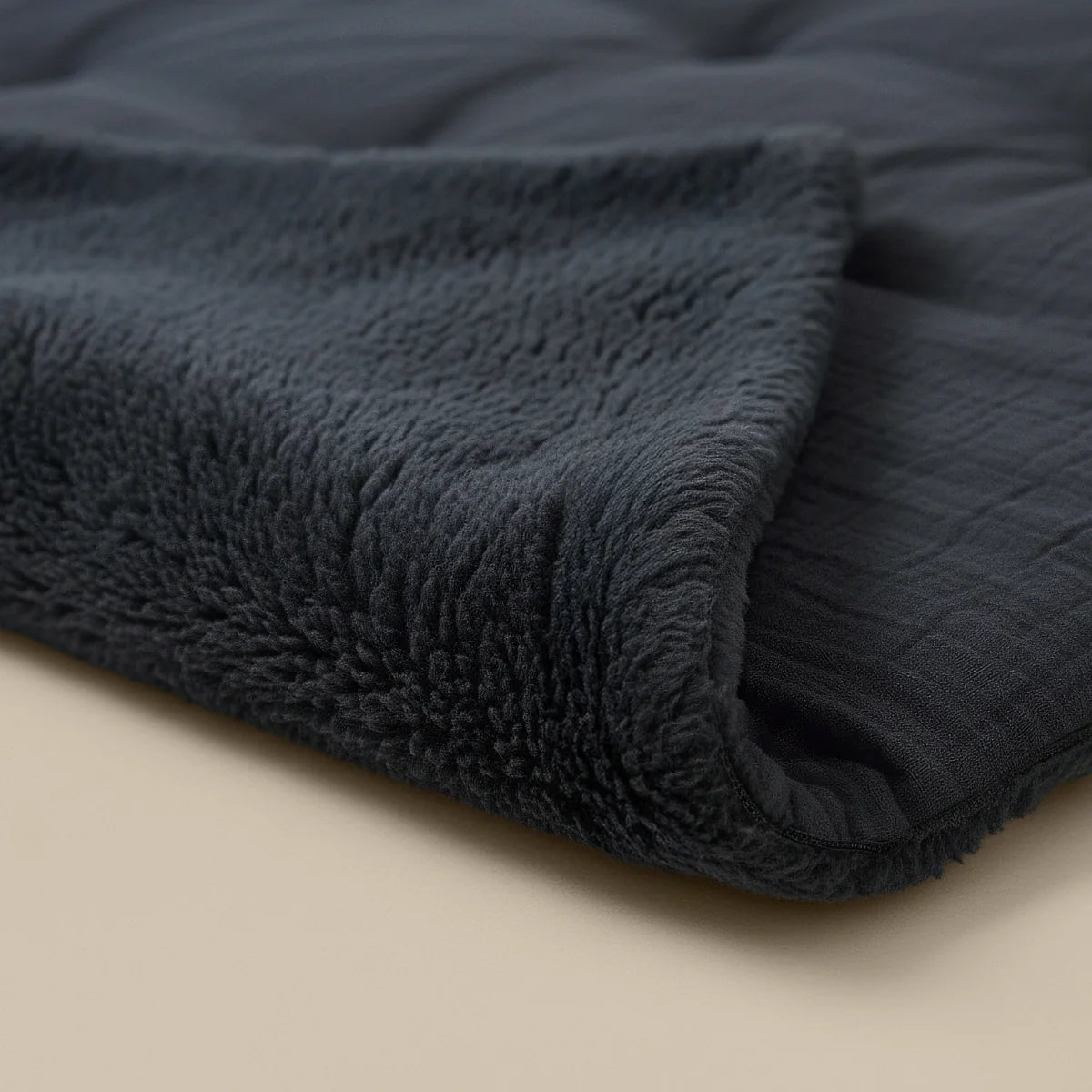 Zelesta Special Teddy Katoenen Mousseline Dekbed - Antraciet