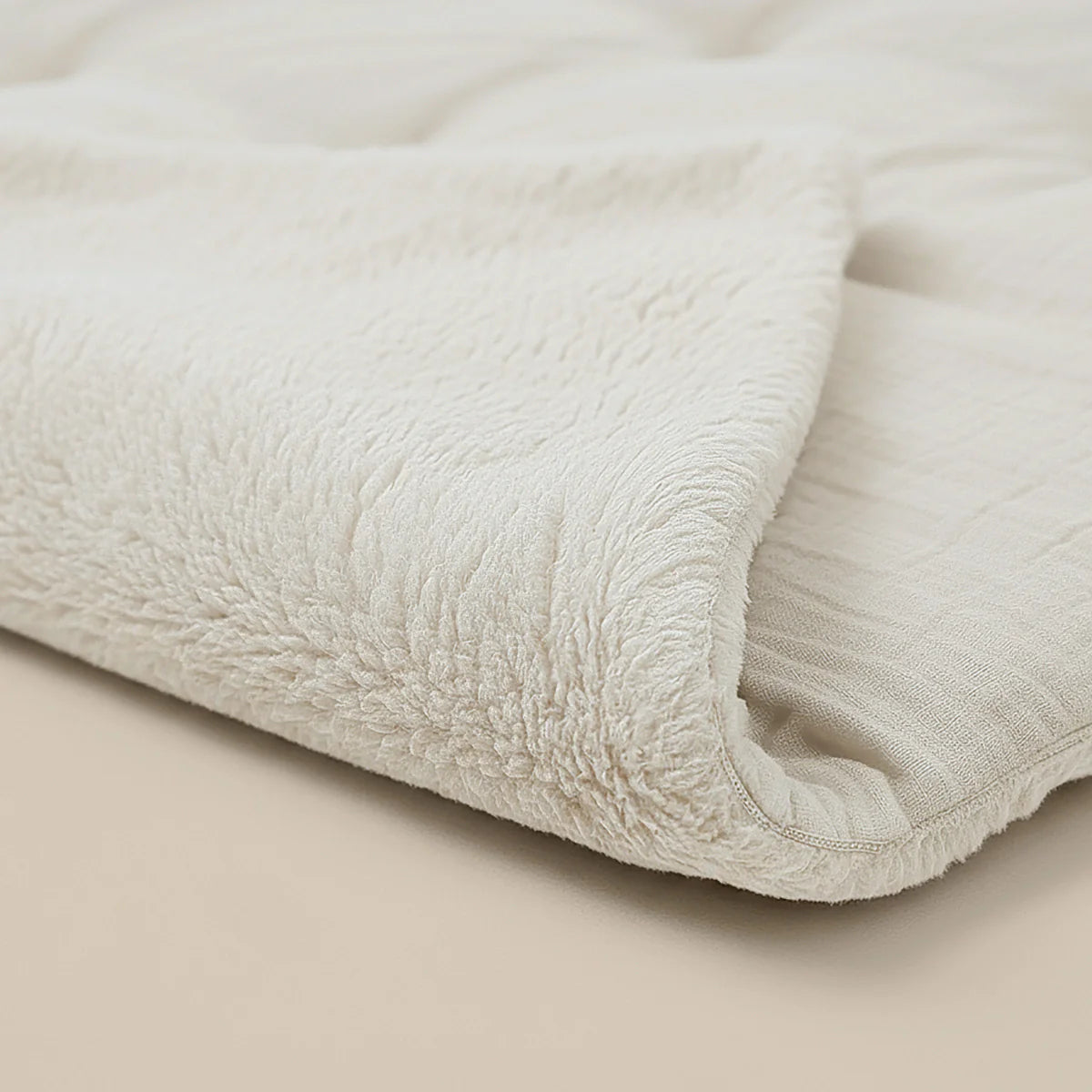 Zelesta Special Teddy Cotton Muslin Duvet - Beige