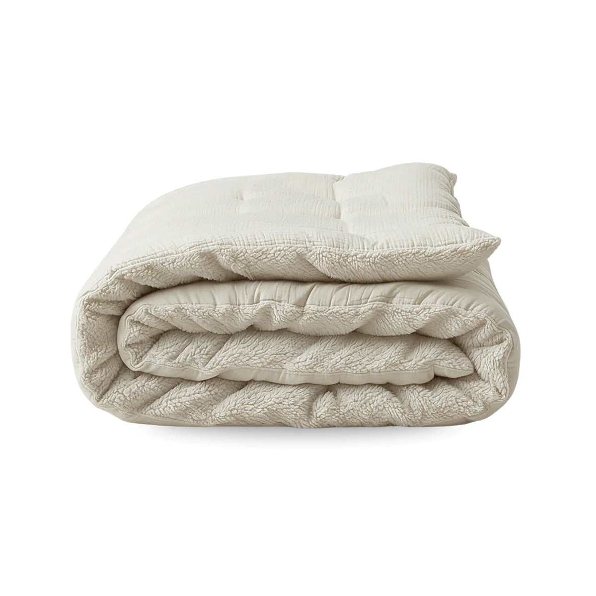 Zelesta Special Teddy Cotton Muslin Duvet - Beige