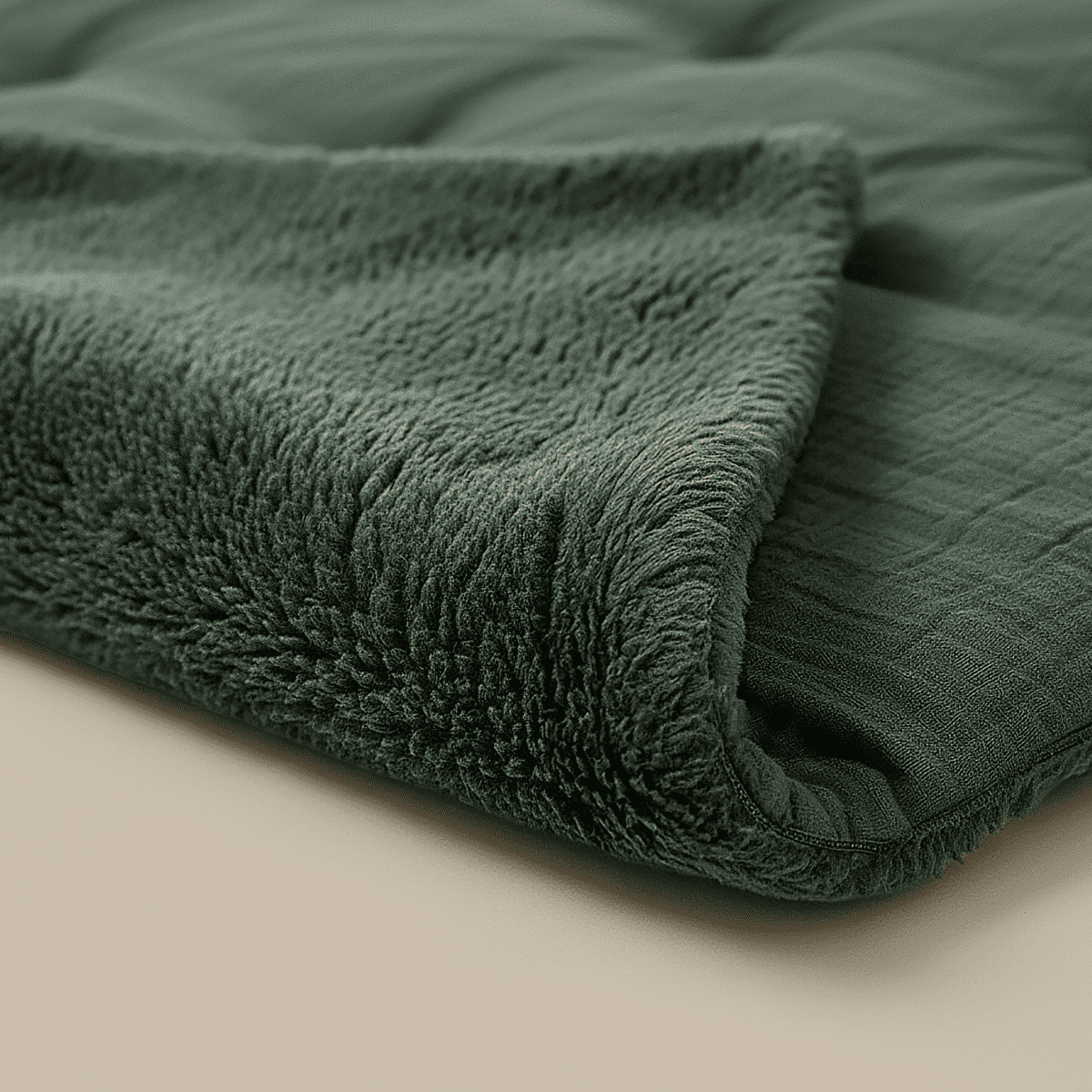 Zelesta Special Teddy Katoenen Mousseline Dekbed - Groen