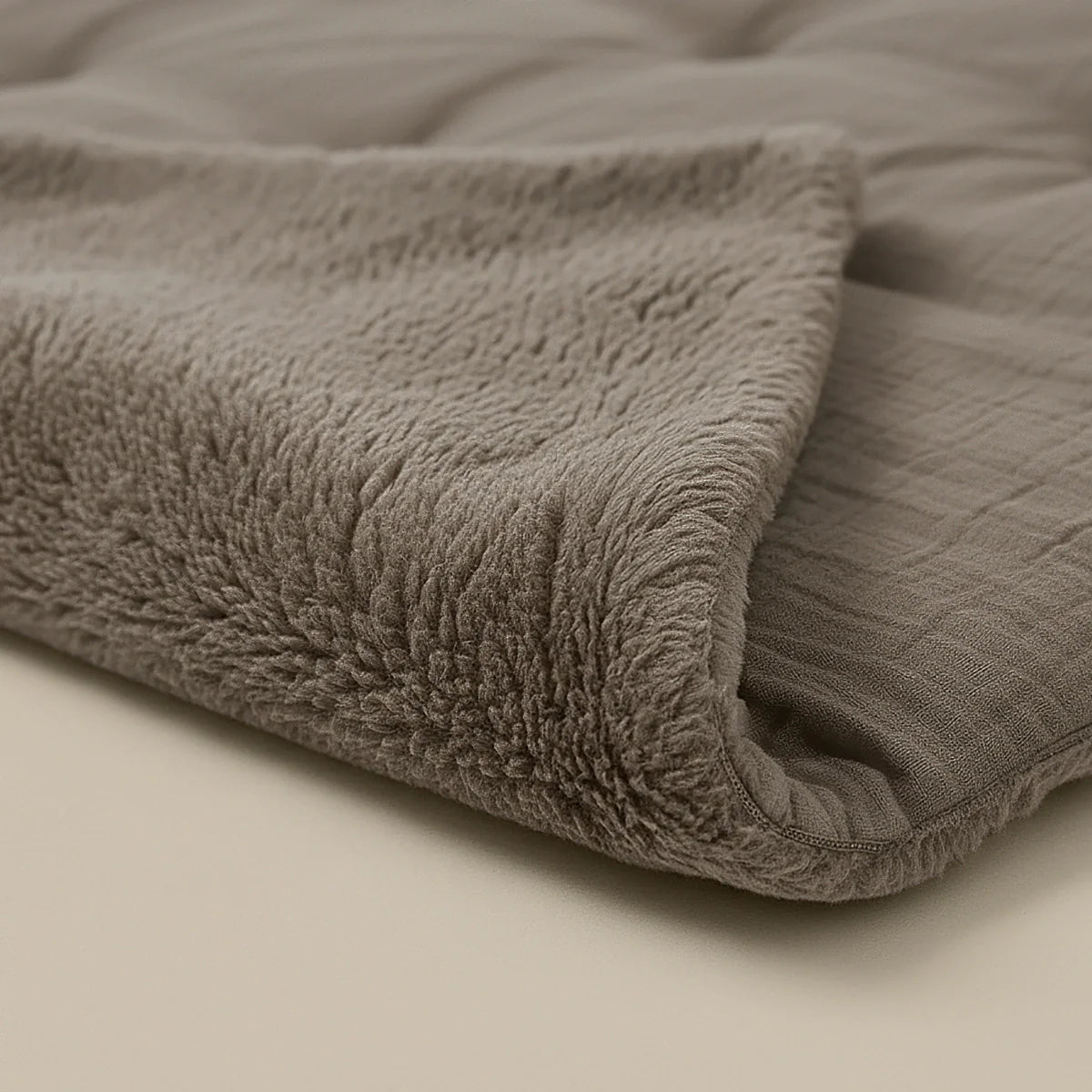 Zelesta Special Teddy Katoenen Mousseline Dekbed - Taupe