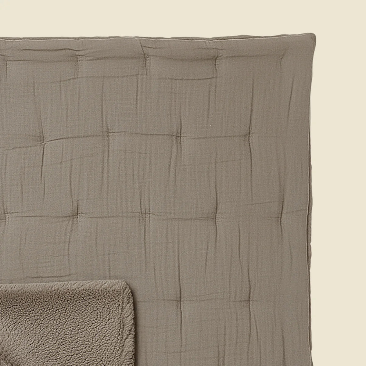 Zelesta Special Teddy Katoenen Mousseline Dekbed - Taupe