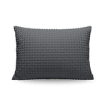 Zelesta Special Teddy Check Kussensloop Set van 2 - Antraciet