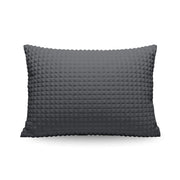Zelesta Special Teddy Check Kussensloop Set van 2 - Antraciet