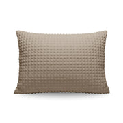 Zelesta Special Teddy Check Kussensloop Set van 2 - Taupe