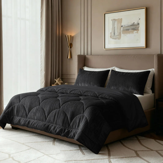 Zelesta Special Velvet Chique Dekbed - Zwart