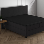 Zelesta Double Jersey Topper Fitted Sheet Black image
