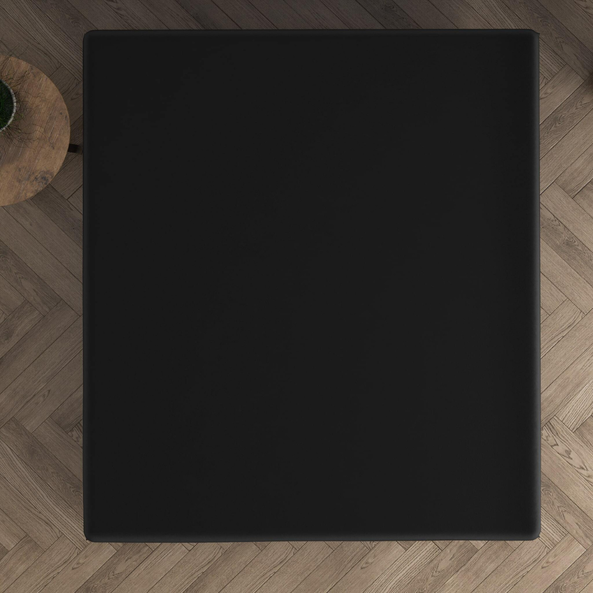 Zelesta Double Jersey Topper Fitted Sheet Black image