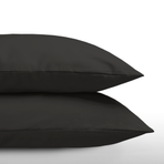 Zelesta Everyday Uni Pillowcase Set Of 2 - Black
