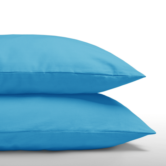 Zelesta Everyday Uni Kussensloop Set Van 2 - Aqua Blauw