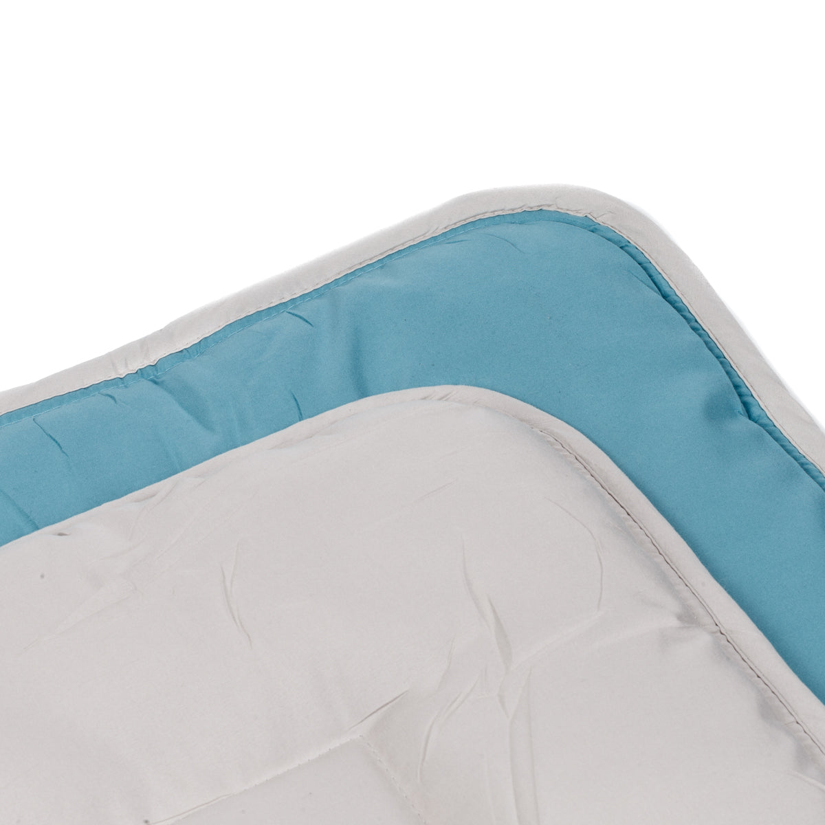 Zelesta Everyday Duo Zomerdekbed - Lichtgrijs & Zeegroen