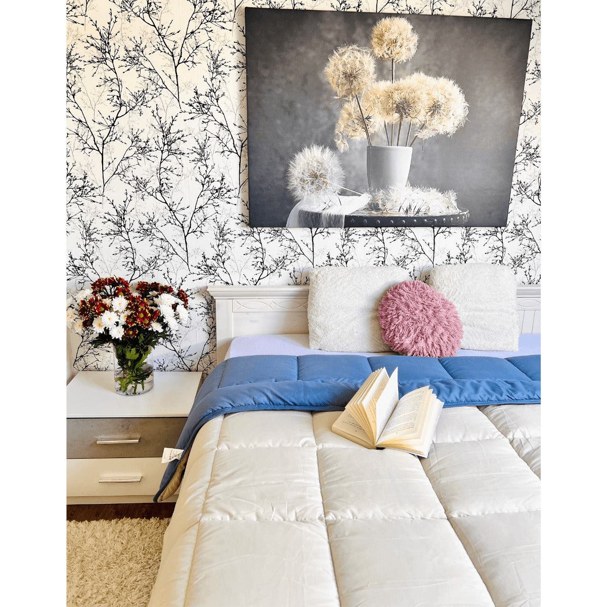Zelesta Everyday Duo Zomerdekbed - Blauw & Mastiek