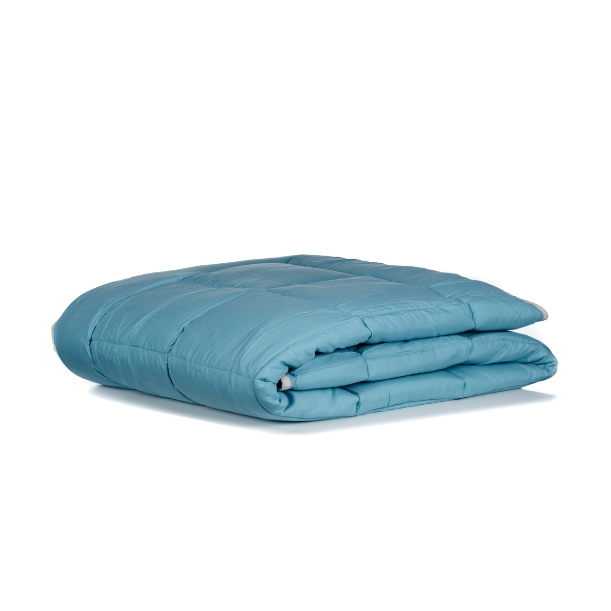 Zelesta Everyday Duo Zomerdekbed - Lichtgrijs & Zeegroen